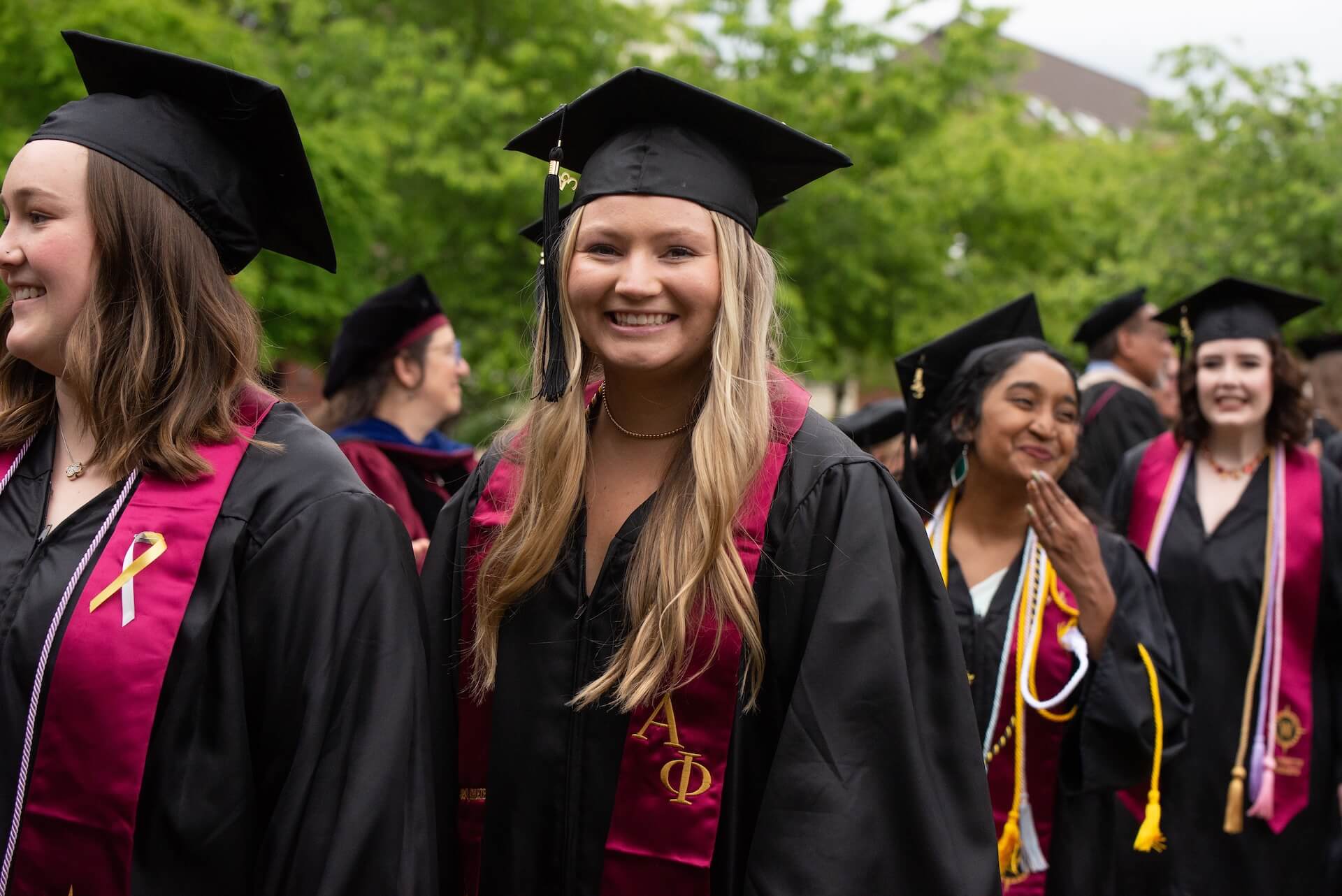 Student at graduation